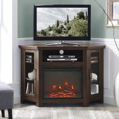 Brown Corner Tv Stands & Entertainment Centers You'll Love Regarding Well Liked Hex Corner Tv Stands (View 12 of 15)