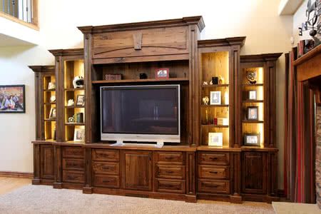 Built In Or Stand Alone Entertainment Centers Designed In Fashionable Stuart Geometric Corner Fit Glass Door Tv Stands (View 12 of 15)