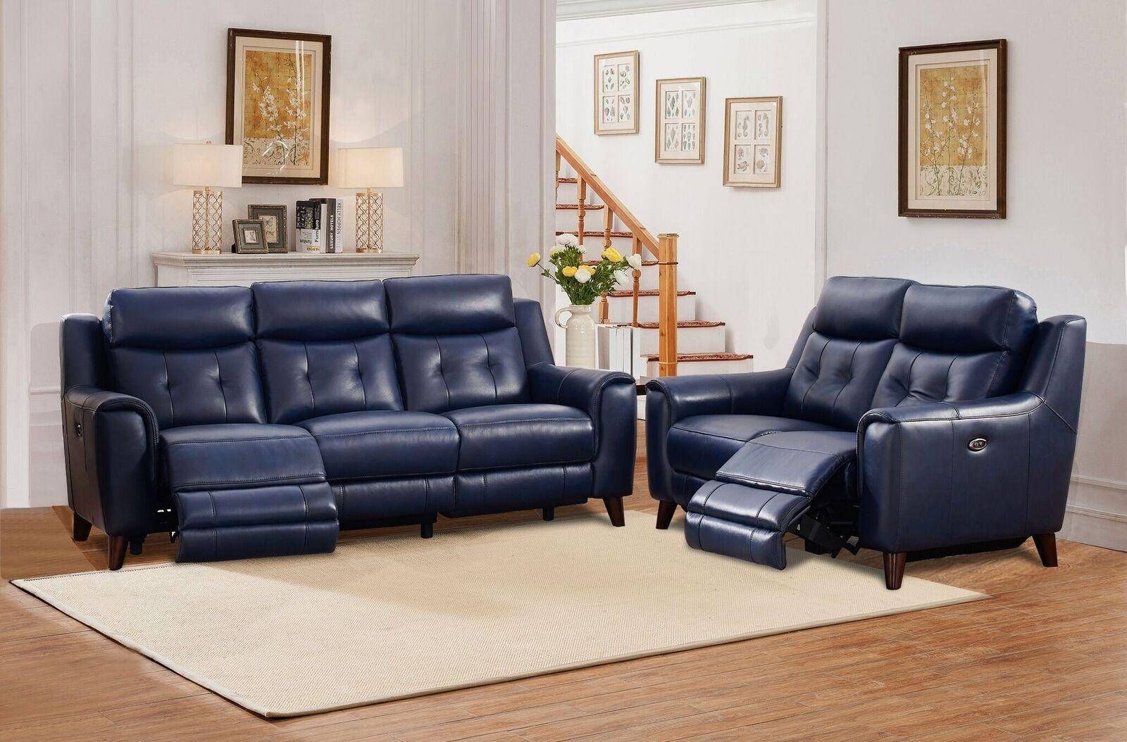 Buy Amax Hydeline Hastings Reclining Sofa Set 3 Pcs In Intended For Bloutop Upholstered Sectional Sofas (View 14 of 15)