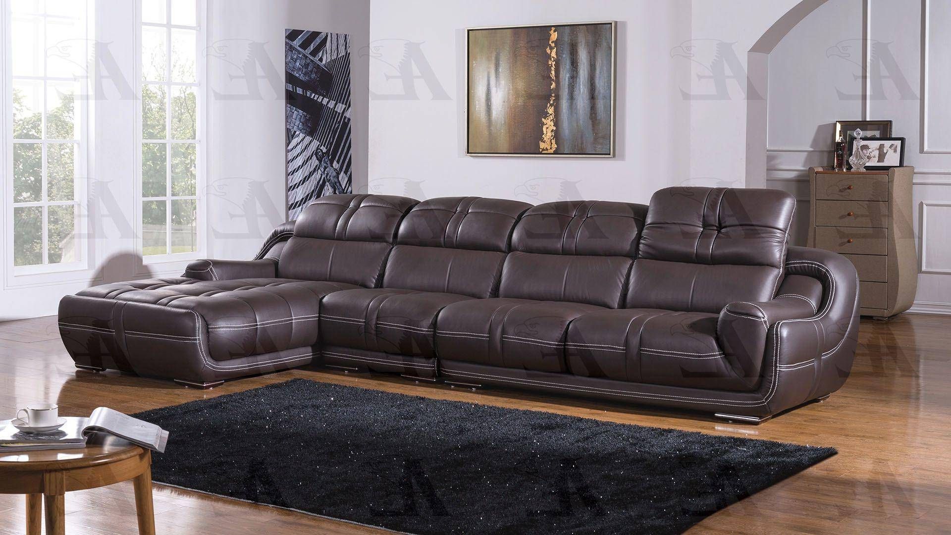 Buy American Eagle Ek L201 Db Sectional Sofa 3 Pcs Left With Regard To Hannah Left Sectional Sofas (View 1 of 15)