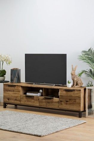 Buy Bronx Superwide Tv Stand From The Next Uk Online Shop Throughout Preferred Carbon Wide Tv Stands (View 6 of 15)
