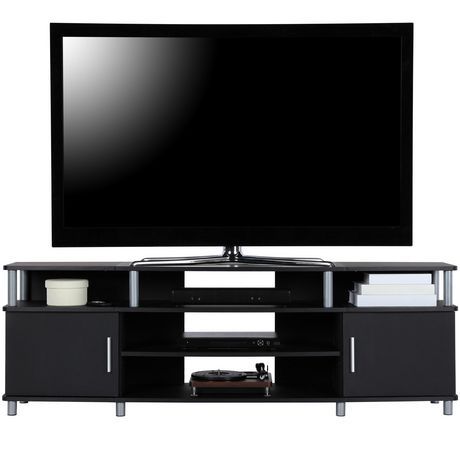 Carson Tv Stand For Tvs Up To 70", Black (View 4 of 15)