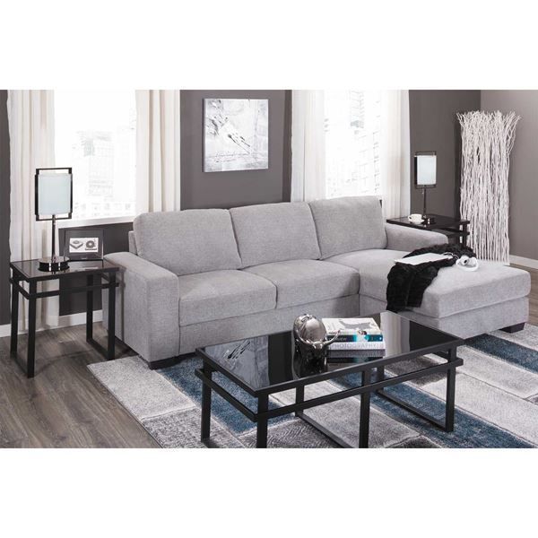 Charleston Light Gray 2 Piece Sectional In 2020 Inside 2pc Crowningshield Contemporary Chaise Sofas Light Gray (Photo 5 of 15)