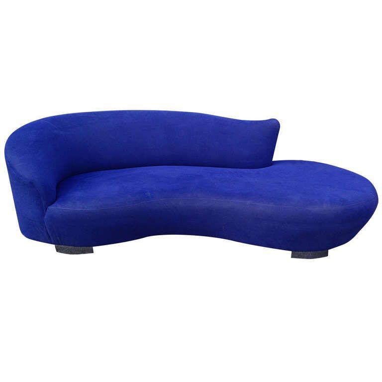 Cloud Sofavladimir Kagan For Directional | 1Stdibs For Dove Mid Century Sectional Sofas Dark Blue (View 13 of 15)