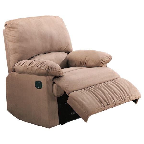 Coaster Company Casual Microfiber Recliner Chair Regarding Colby Manual Reclining Sofas (View 5 of 15)