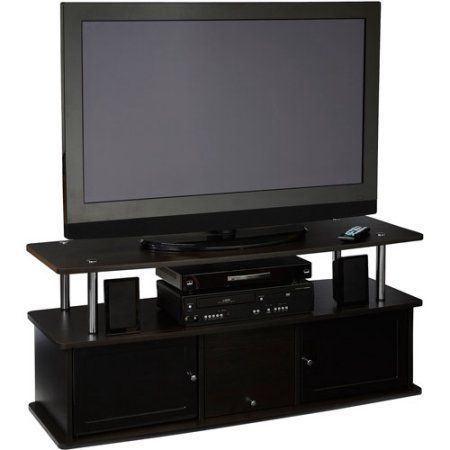 Convenience Concepts Designs2go Cherry Tv Stand With 3 With Regard To Well Liked Allegra Tv Stands For Tvs Up To 50&quot; (Photo 6 of 15)