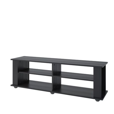 Corliving Ravenwood Black Tv Stand, For Tvs Up To 68 Inside Most Popular Olinda Tv Stands For Tvs Up To 65&quot; (View 11 of 15)