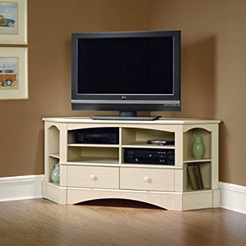 Corner Tv Stand Entertainment Center – Antiqued Finish For Well Liked Corner Entertainment Tv Stands (View 13 of 15)