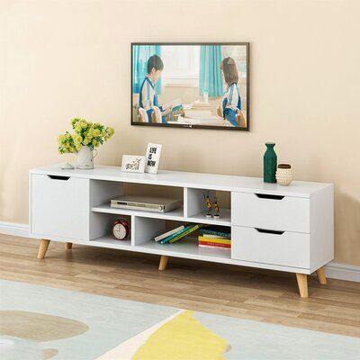 Corrigan Studio® Ampere Tv Stand For Tvs Up To 50" (Photo 11 of 15)