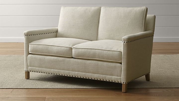 Crate & Barrel Trevor Loveseat – Shopstyle Living Room Pertaining To Trevor Sofas (View 8 of 15)