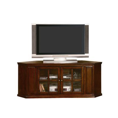 Current Corner Entertainment Tv Stands Throughout Woodbridge Home Designs Hayden Corner Tv Stand & Reviews (View 10 of 15)