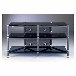 Current Tabletop Tv Stands Base With Black Metal Tv Mount Regarding Vti Entertainment Center Metal Tv Stands Open Shelf 50" Tv (View 6 of 15)