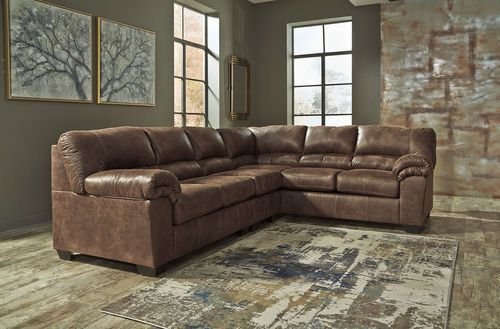 Dark Living Room Sectional – Ashley Bladen Coffee Left Arm Regarding 2Pc Maddox Left Arm Facing Sectional Sofas With Chaise Brown (View 1 of 15)