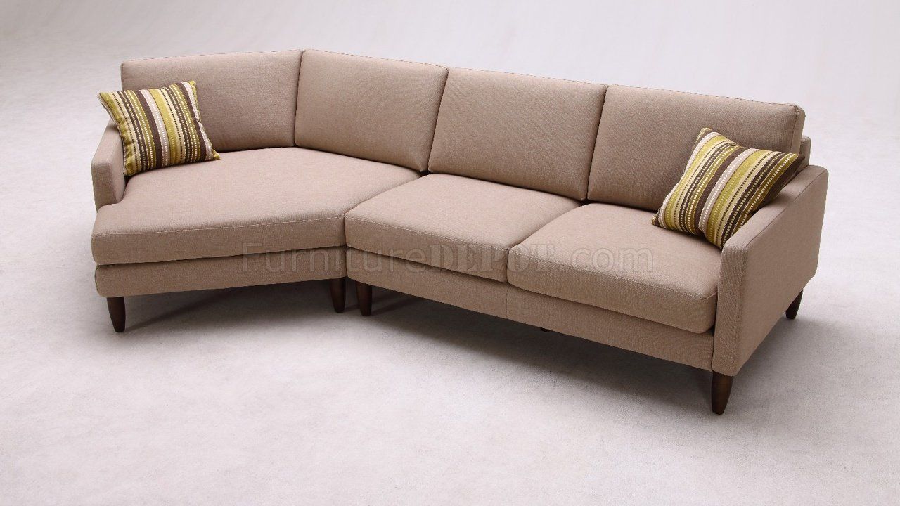 Deco Sectional Sofabeverly Hills Furniture In Woven Fabric For Setoril Modern Sectional Sofa Swith Chaise Woven Linen (View 2 of 15)