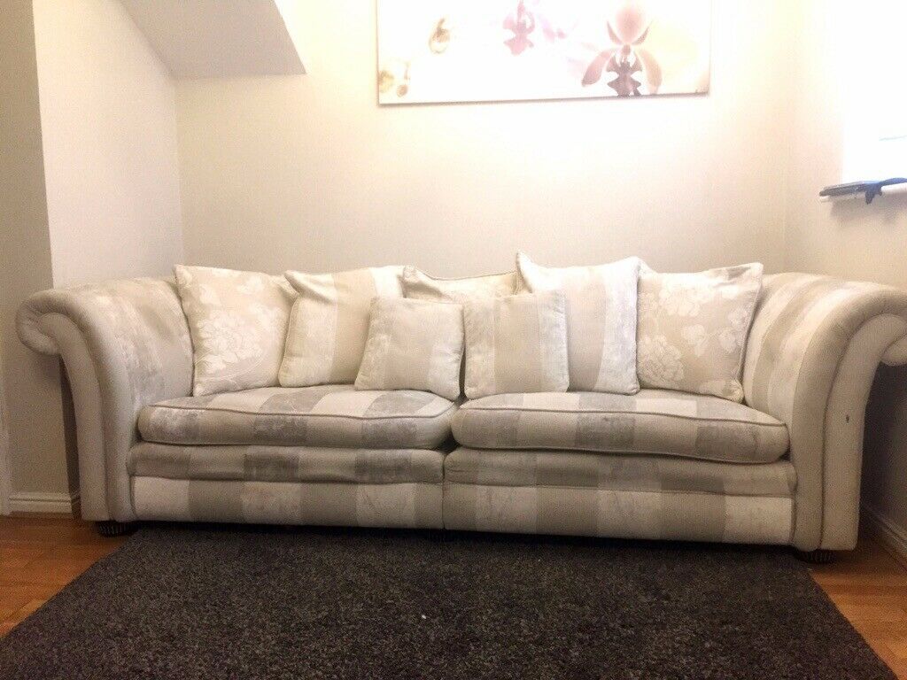 Dfs 4 Seater Pillow Back Sofa | In Blackley, Manchester Inside Lyvia Pillowback Sofa Sectional Sofas (View 1 of 15)