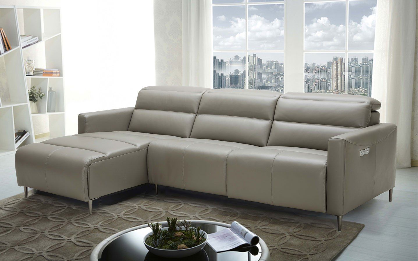 Dylan Left Chaise Sectional Jm Furniture | Furniture Cart In Copenhagen Reclining Sectional Sofas With Left Storage Chaise (View 5 of 15)