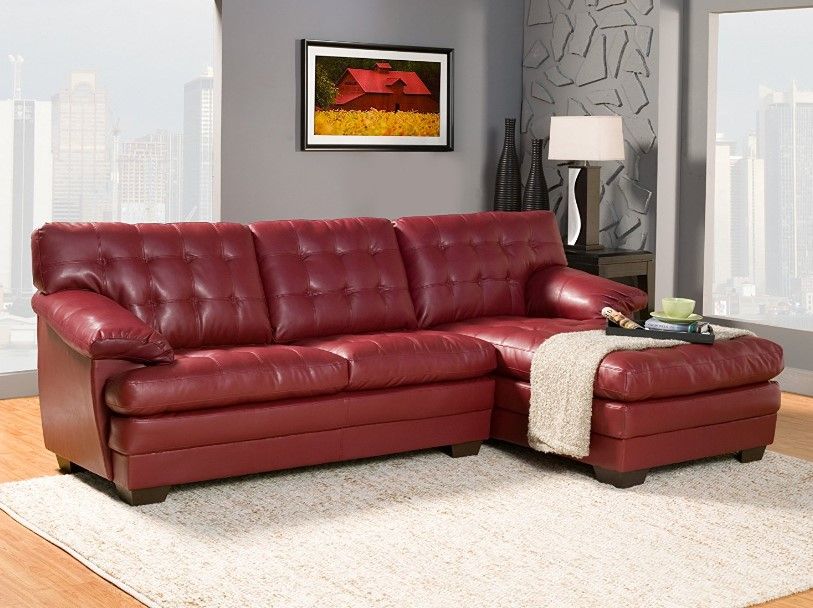 ⭐️ 7 Best Red Leather Sofa Reviews In 2017 ⋆ Best Cheap In Red Sofas (View 11 of 15)