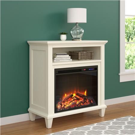 Ellington Electric Fireplace Accent Table In Preferred Electric Fireplace Tv Stands With Shelf (Photo 6 of 15)