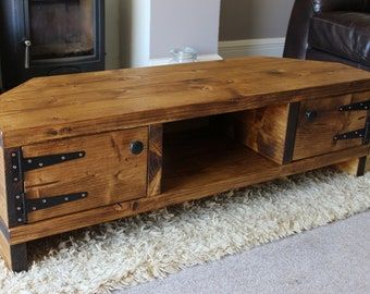 Etsy Intended For Most Up To Date Robinson Rustic Farmhouse Sliding Barn Door Corner Tv Stands (View 13 of 15)