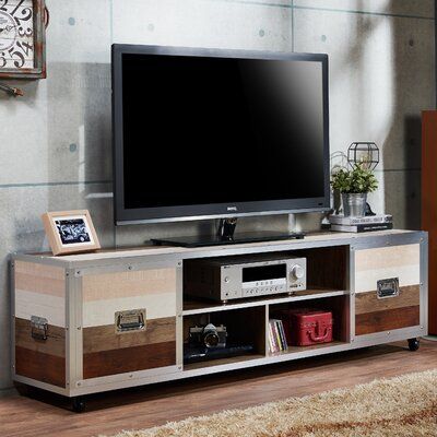 Famous Adalberto Tv Stands For Tvs Up To 78" With Regard To 17 Stories Marietta Solid Wood Tv Stand For Tvs Up To  (View 10 of 15)