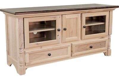 Famous Astoria Oak Tv Stands In Amish Traditional Solid Wood Tv Stand Console Palisade 60 (Photo 4 of 15)