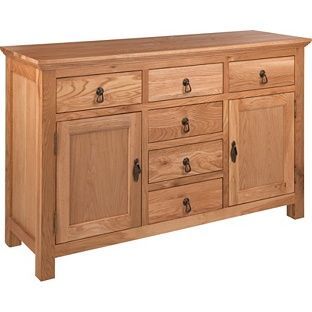 Famous Edgeware Small Tv Stands Inside Buy Knightsbridge 2 Doors 6 Drawers Large Sideboard (Photo 7 of 14)