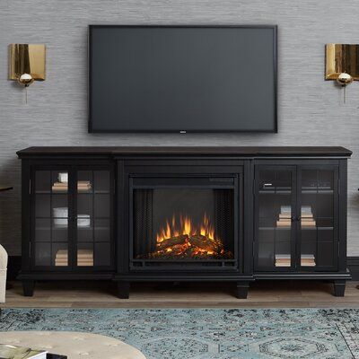 Famous Hetton Tv Stands For Tvs Up To 70" With Fireplace Included Regarding 70 Inch And Larger Fireplace Tv Stands & Entertainment (View 11 of 15)