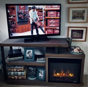 Famous Spellman Tv Stands For Tvs Up To 55&quot; Inside Tv Stand With Electric Fireplace (View 14 of 15)