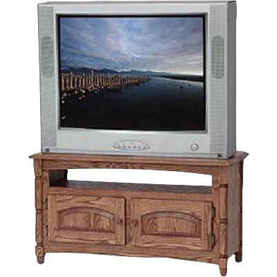 Fashionable Dillon Tv Stands Oak Inside Country Solid Wood Oak Tv Stand – 41" – The Oak Furniture Shop (View 6 of 15)
