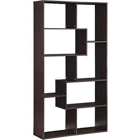 Fashionable Mainstays Parsons Tv Stands With Multiple Finishes With Mainstays 8 Cube Bookcase, Espresso – Walmart (View 12 of 15)