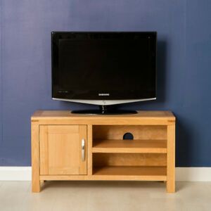 Fashionable Manhattan Compact Tv Unit Stands Within Abbey Light Oak Small Tv Stand Unit 90Cm Modern Television (View 1 of 15)