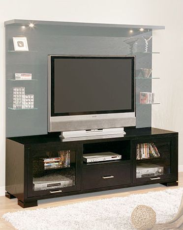 Fashionable Petter Tv Media Stands With Regard To Black Media Center Tv Stand El 8030t (View 2 of 15)