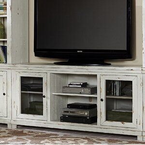 Fashionable Solid Wood Tv Stands For Tvs Up To 65&quot; With Foundstone™ Eloise Solid Wood Tv Stand For Tvs Up To  (View 4 of 15)