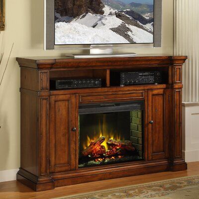 Find The Perfect Fireplace Tv Stands & Entertainment Intended For Well Liked Miconia Solid Wood Tv Stands For Tvs Up To 70&quot; (View 1 of 15)