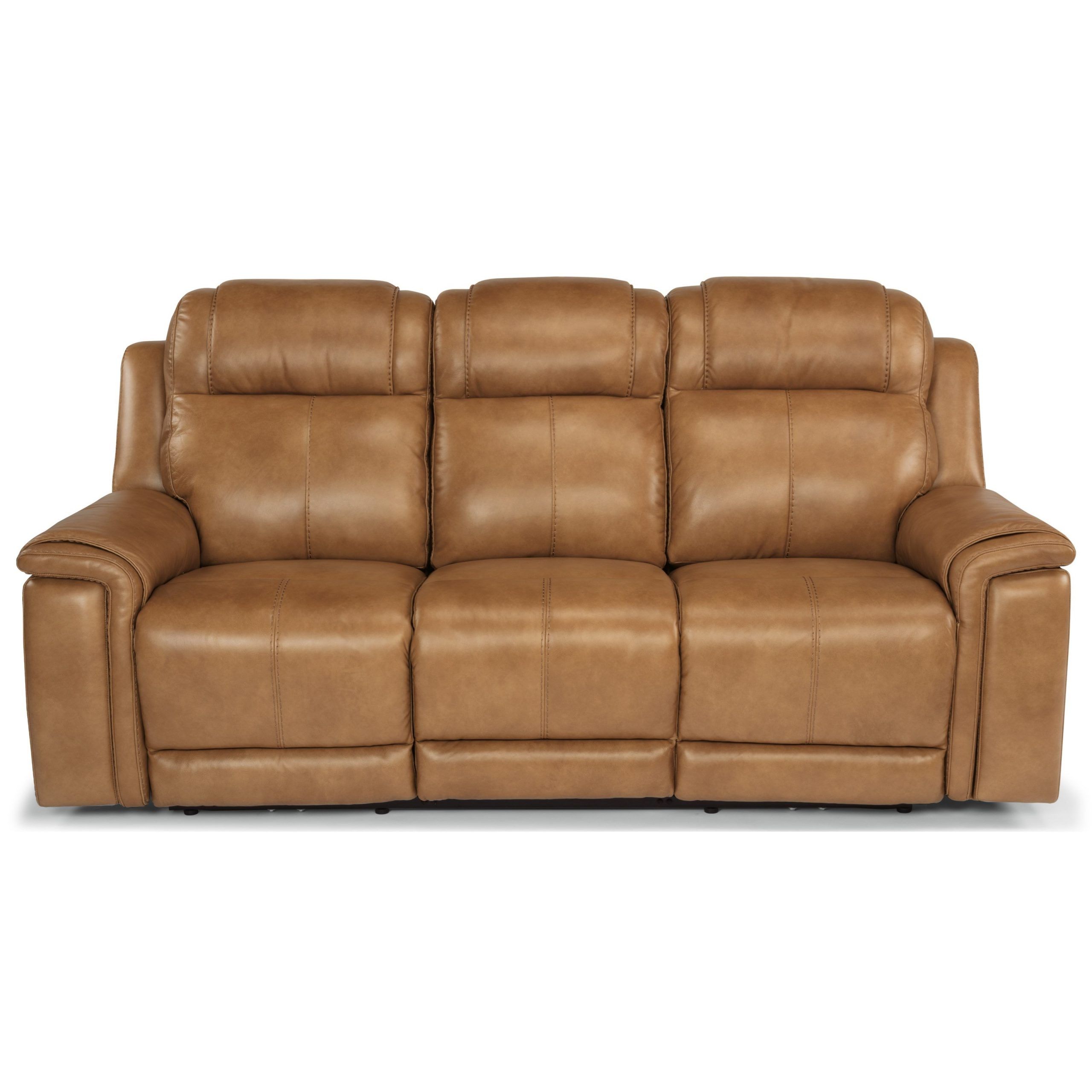 Flexsteel Latitudes – Kingsley Casual Lay Flat Power Intended For Power Reclining Sofas (View 2 of 15)