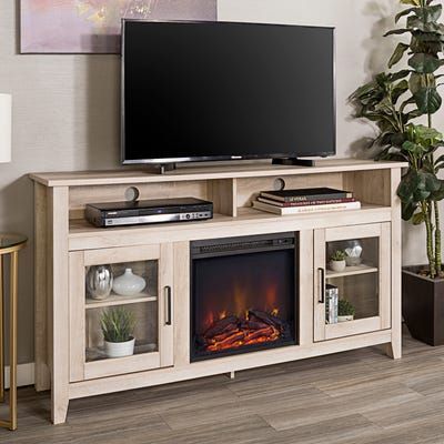 Freestanding Inside Well Known Milano White Tv Stands With Led Lights (View 15 of 15)