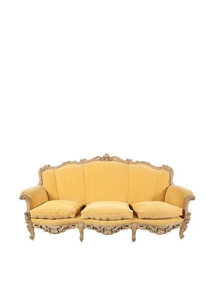 French Chamois Sofa, Mustard/tan | Sofa, Furniture, Dream With Regard To French Seamed Sectional Sofas Oblong Mustard (Photo 11 of 15)