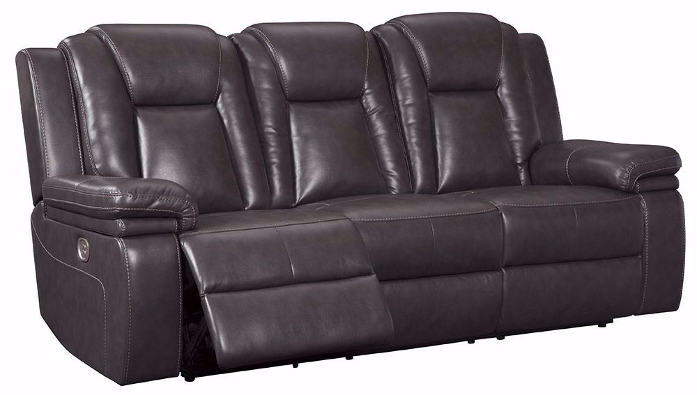 Garristown Gray Brown Power Reclining Sofa | Unclaimed With Regard To Expedition Brown Power Reclining Sofas (View 9 of 15)