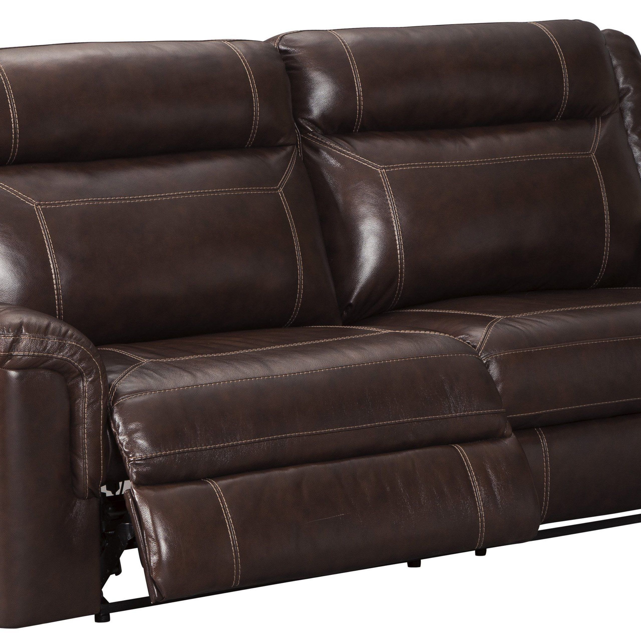 Genuine Leather Reclining Sofa And Loveseat Regarding Marco Leather Power Reclining Sofas (View 4 of 15)