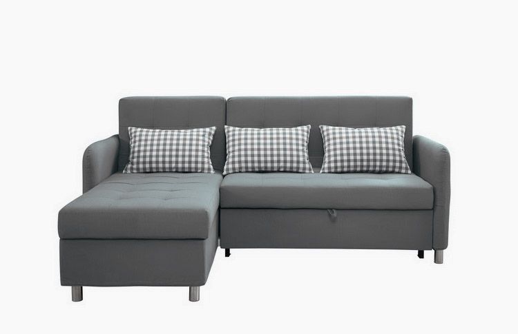 Good Quality Sectional Corner L Shape Sofa Cum Bed With Pertaining To Prato Storage Sectional Futon Sofas (View 15 of 15)