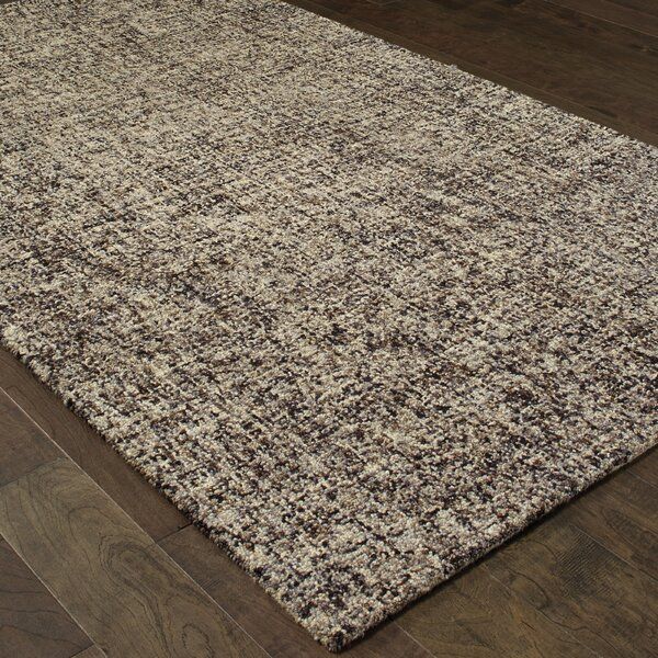 Gracie Oaks Laguerre Handmade Wool Navy/Beige Area Rug Intended For Gracie Navy Sofas (View 14 of 15)
