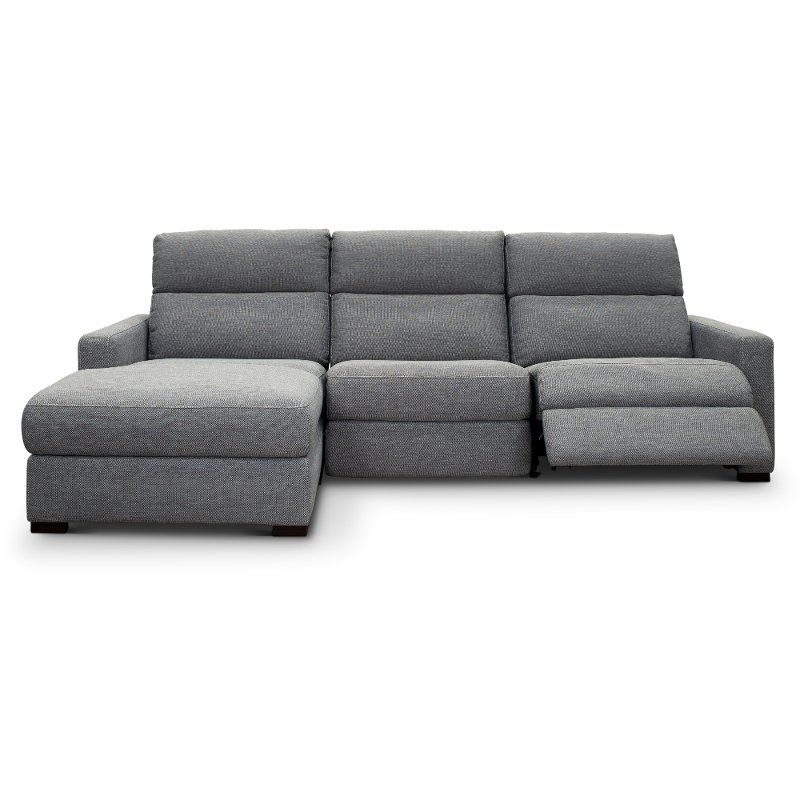 Gray Reclining Sectional With Chaise – Home Ideas In Pacifica Gray Power Reclining Sofas (View 3 of 15)