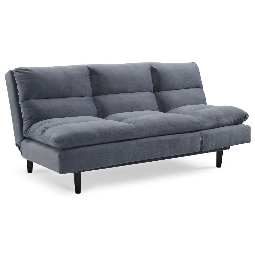 Heavenly Dusty Blue Convertible Sofa Bed – Monterrey In In Brayson Chaise Sectional Sofas Dusty Blue (View 1 of 15)
