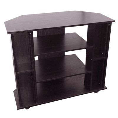 Home Loft Concepts Tv Stand For Tvs Up To 32" Color: Black Pertaining To Trendy Corner Tv Stands For Tvs Up To 43" Black (View 9 of 15)