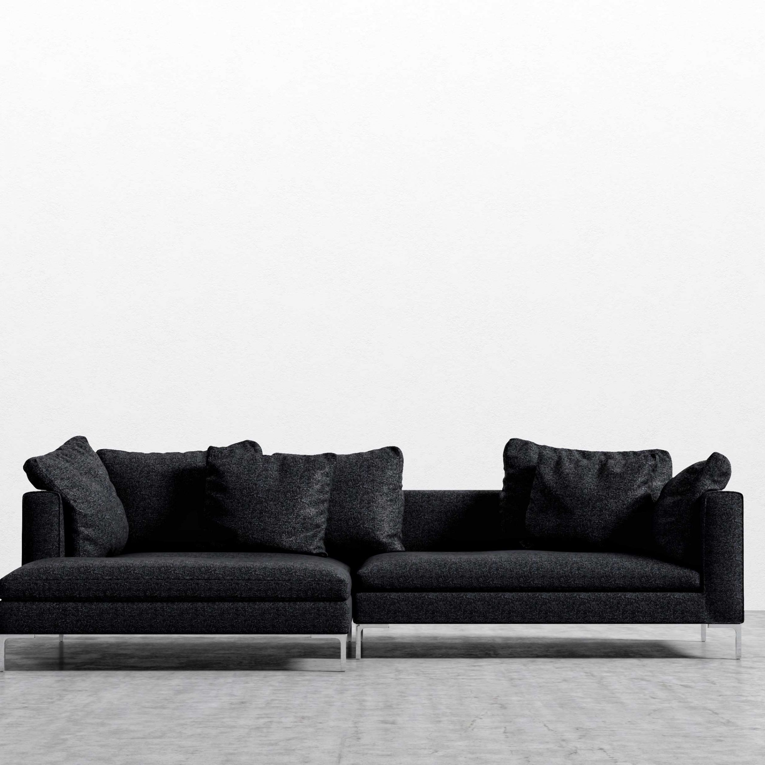 Hugo Sofa Sectional | Modern Sofa Sectional | Rove Concepts Throughout Gneiss Modern Linen Sectional Sofas Slate Gray (View 15 of 15)