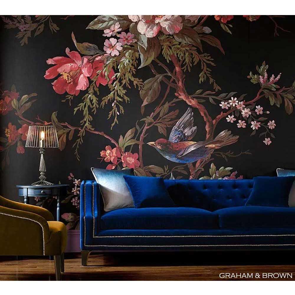 Imperial Blue Velvet Sofa | Luxurious Statement Sofa | Fbc With Artisan Blue Sofas (View 9 of 15)