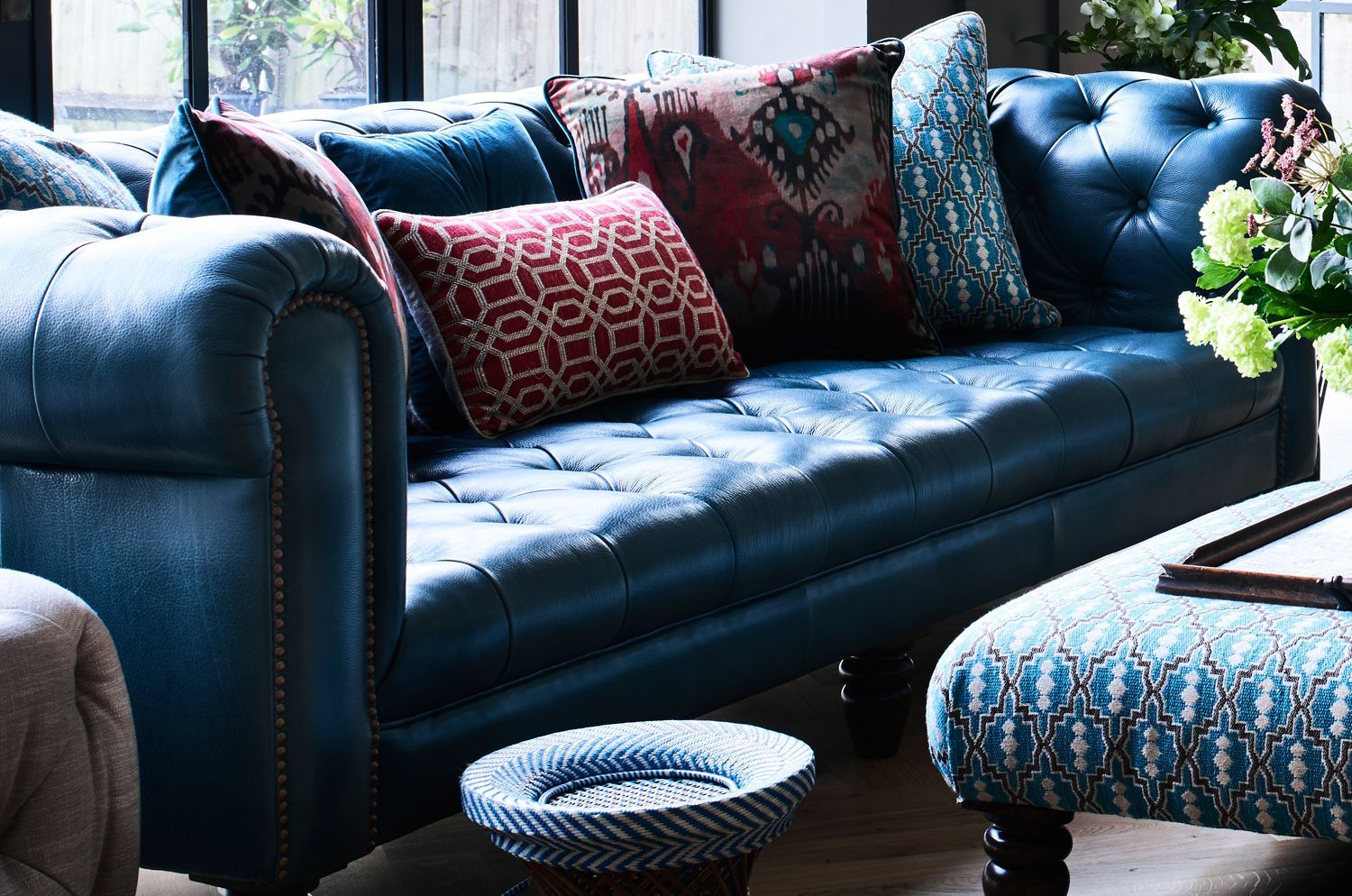 Ingrid Maxi Sofa – Alexander And James | Colonial House In Scarlett Blue Sofas (View 2 of 15)