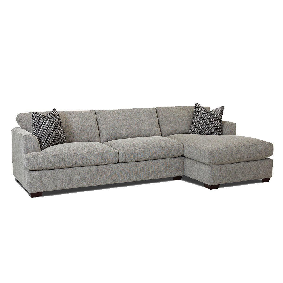 Jennifer Furniture'S Bentley 2 Piece Sectional Comes In Inside 2Pc Maddox Left Arm Facing Sectional Sofas With Chaise Brown (View 14 of 15)