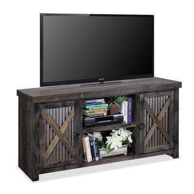 Latest Karon Tv Stands For Tvs Up To 65" Throughout Millwood Pines Bettie Solid Wood Tv Stand For Tvs Up To  (View 2 of 15)