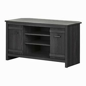 Latest South Shore Evane Tv Stands With Doors In Oak Camel Regarding South Shore 10527 Exhibit Corner Tv Stand For Tvs Up To (View 8 of 15)